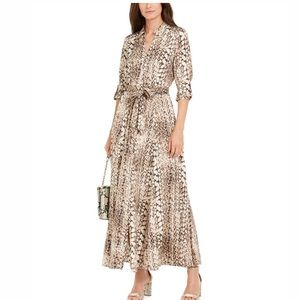 INC Cynthia Snake Maxi Shirtdress